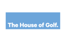 X-Golf The House of Golf Logo The house of golf logo