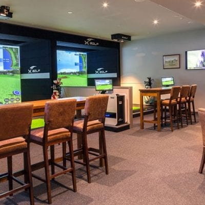 X-Golf Avonhead Simulator Viewing Area