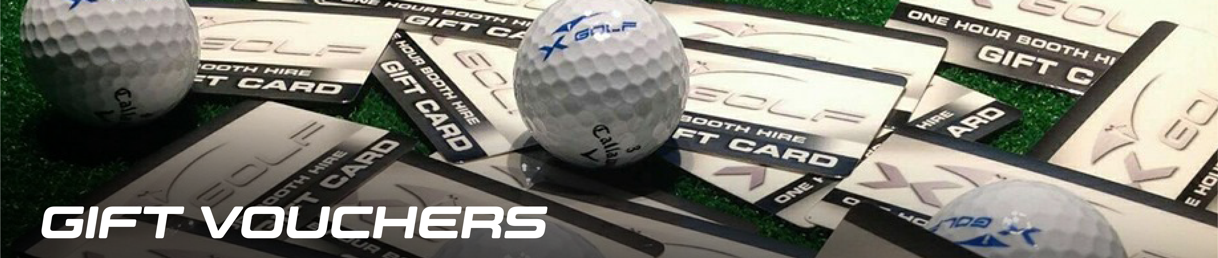 X-Golf Gift Vouchers Heading X-Golf Gift Vouchers and Ball