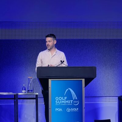 X-Golf Managing Director Ben Styles Speaking at the 2024 Golf Summit