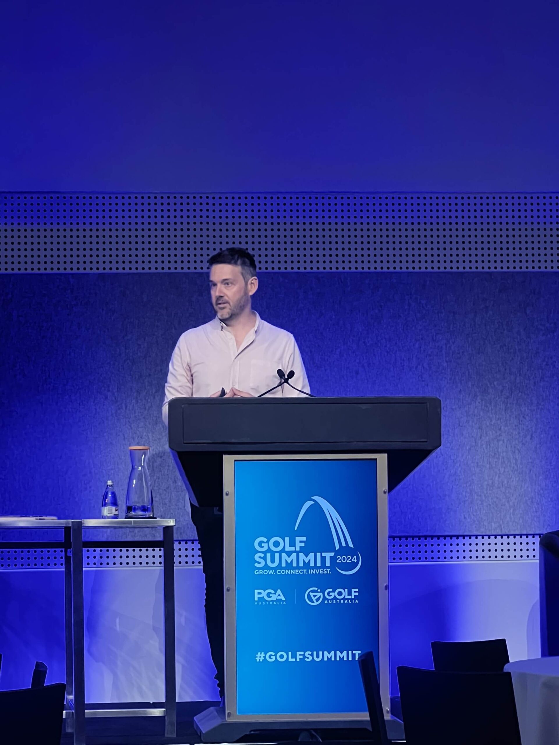 X-Golf Managing Director Ben Styles Speaking at the 2024 Golf Summit