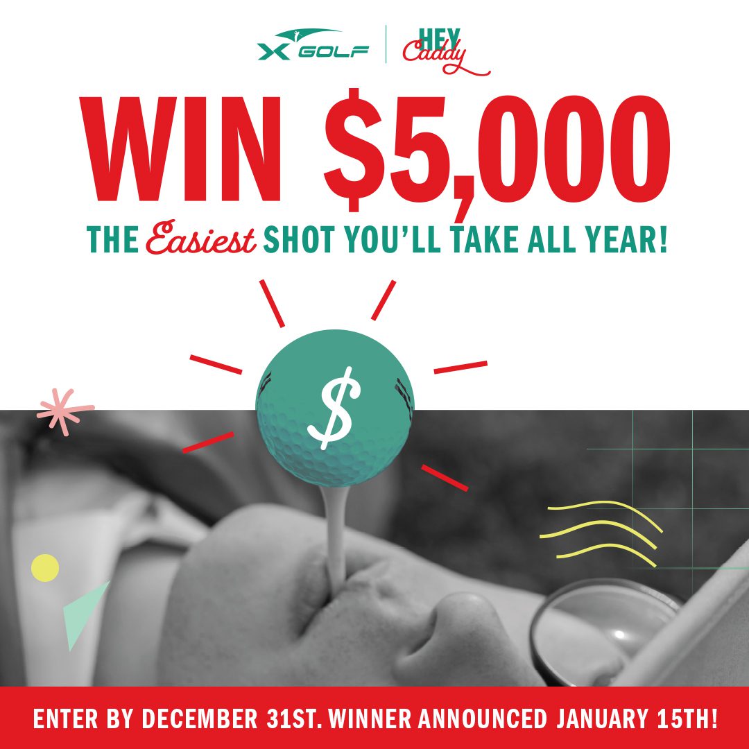 x-golf and hey caddy 5k giveaway