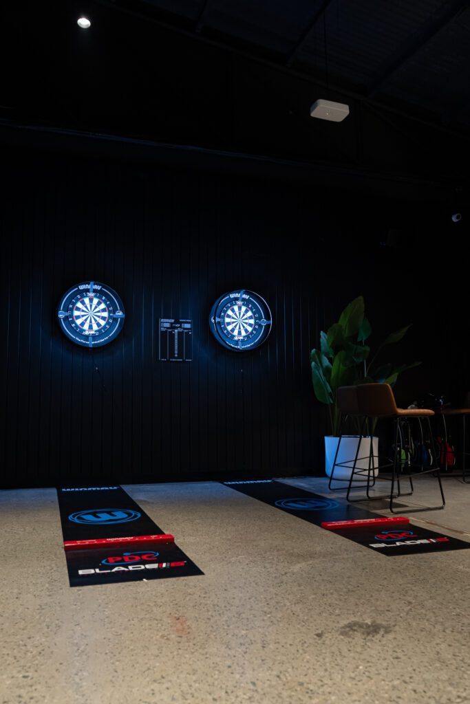 A set of Dart at X-Golf Morley venue